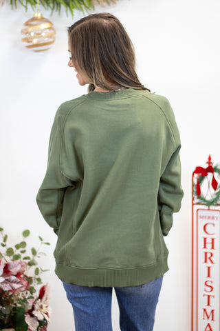 Josey Pullover- Light Olive