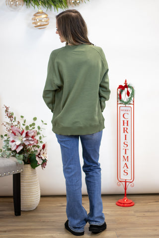 Josey Pullover- Light Olive