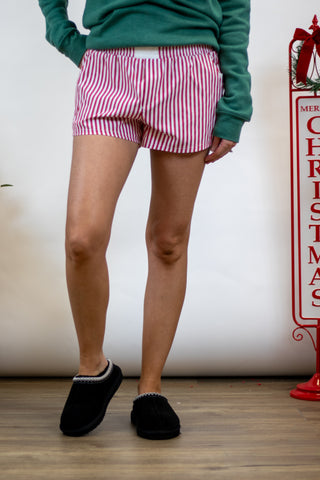 Jenna Pinstripe Boxer Short