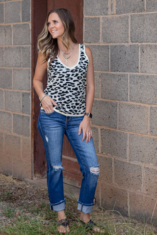 Jessica Leopard Tank