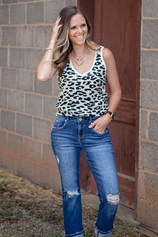 Jessica Leopard Tank