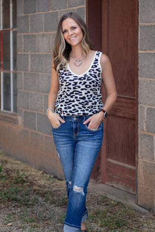 Jessica Leopard Tank
