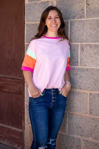 Kamile Color Block Tunic