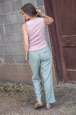 Keep It Basic Tank- Mauve