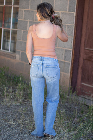 Mitzy Scalloped & Reversible Tank- Multiple Colors