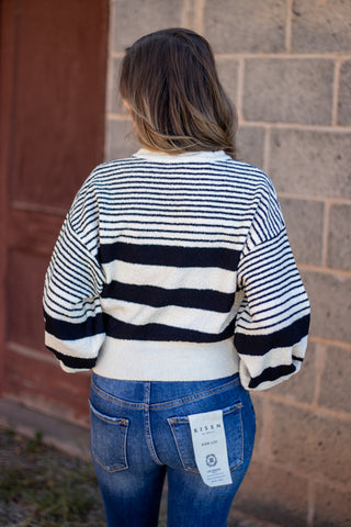Multi Stripe Knitted Sweater
