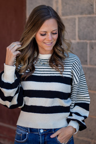 Multi Stripe Knitted Sweater