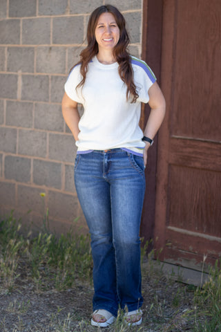 Shayla Colorblock Dolman Top