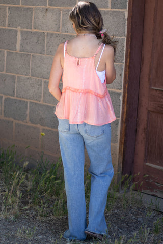 Stay Stunning Scalloped Tank