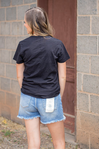 Every Day Essential Tee- Black