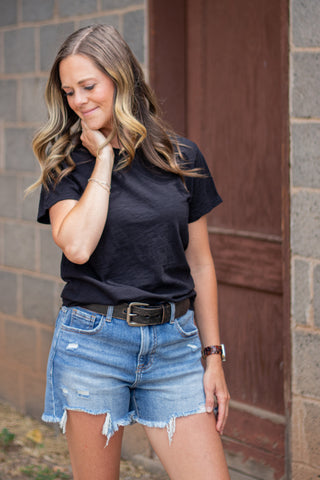 Every Day Essential Tee- Black