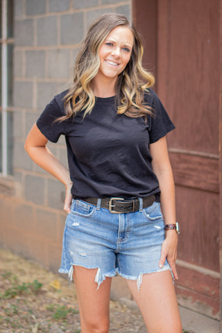 Every Day Essential Tee- Black