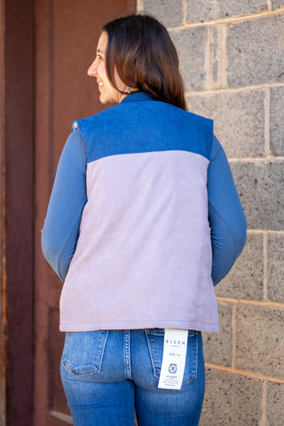 Shiloh Vest- Dolphin Gray