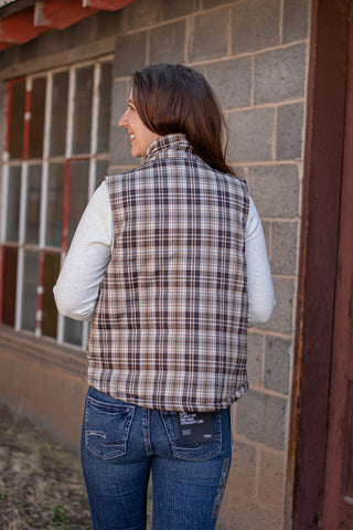 Something New Plaid Vest