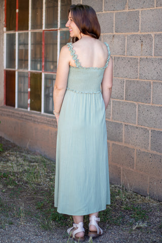 Take My Word Button Front Dress