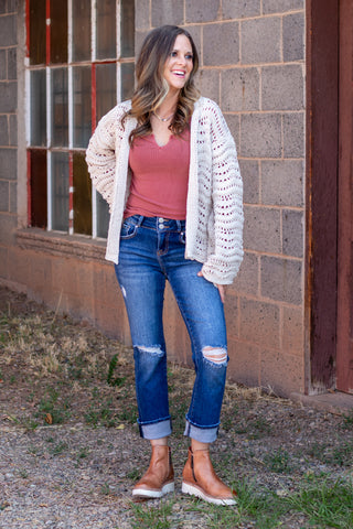 Take The Lead Crochet Cardigan