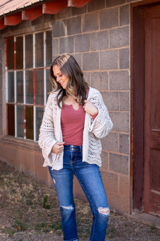 Take The Lead Crochet Cardigan