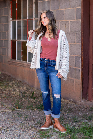 Take The Lead Crochet Cardigan