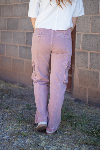 Tana High Rise Straight Cargo Pant