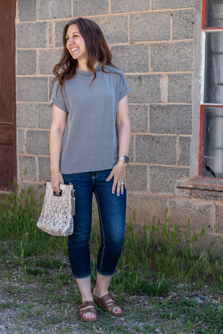 Teagan Ribbed Knit Top
