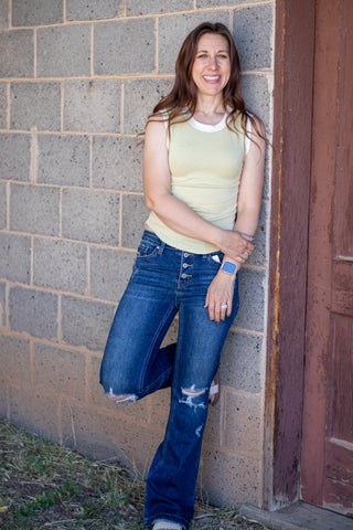 The Traveler Two Tone Tank