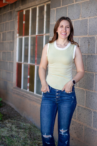 The Traveler Two Tone Tank