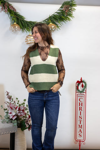 What You Need Now Striped Sweater