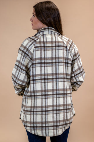 Won't Say No Plaid Top