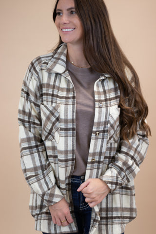 Won't Say No Plaid Top