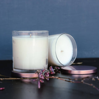 9 oz Whiskey Glass Candle- Multiple Scents