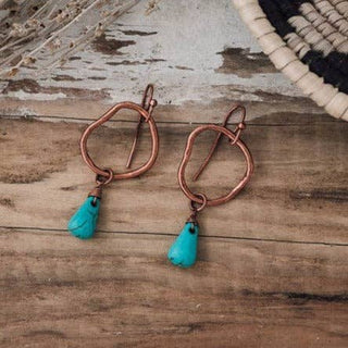 Sedona earrings-turquoise