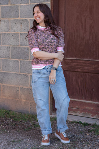 Catching Stares Leopard Top