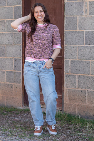 Catching Stares Leopard Top
