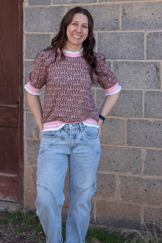 Catching Stares Leopard Top