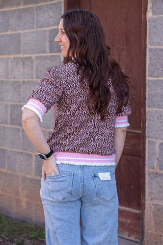 Catching Stares Leopard Top