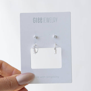 Duet Set-Opal & Sparkle: Silver/clear/opal