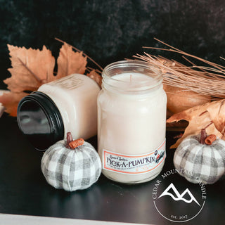Pumpkin Patch Mason Jar Candle