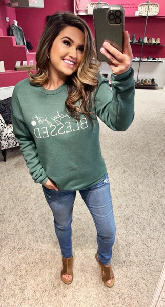Not Lucky Just Blessed Pullover