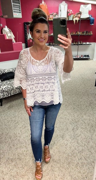 Where I Want To Go Crochet Top