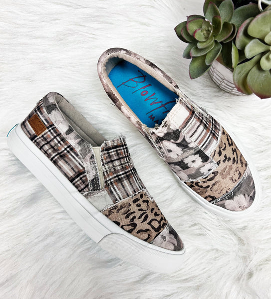 Maddox Sneaker- Camo/Leopard/Plaid~ Blowfish