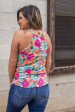 Bold Blossom Floral Tank
