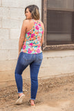 Bold Blossom Floral Tank