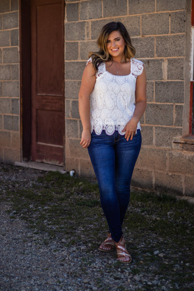 Feeling Boho Crochet Tank