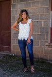Feeling Boho Crochet Tank