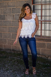 Feeling Boho Crochet Tank