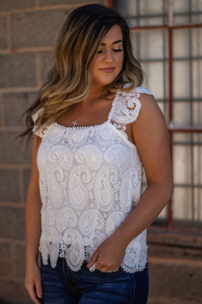 Feeling Boho Crochet Tank