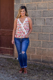 Refuse To Give Up Floral Tank
