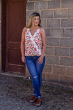 Refuse To Give Up Floral Tank