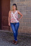 Refuse To Give Up Floral Tank
