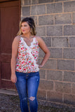 Refuse To Give Up Floral Tank